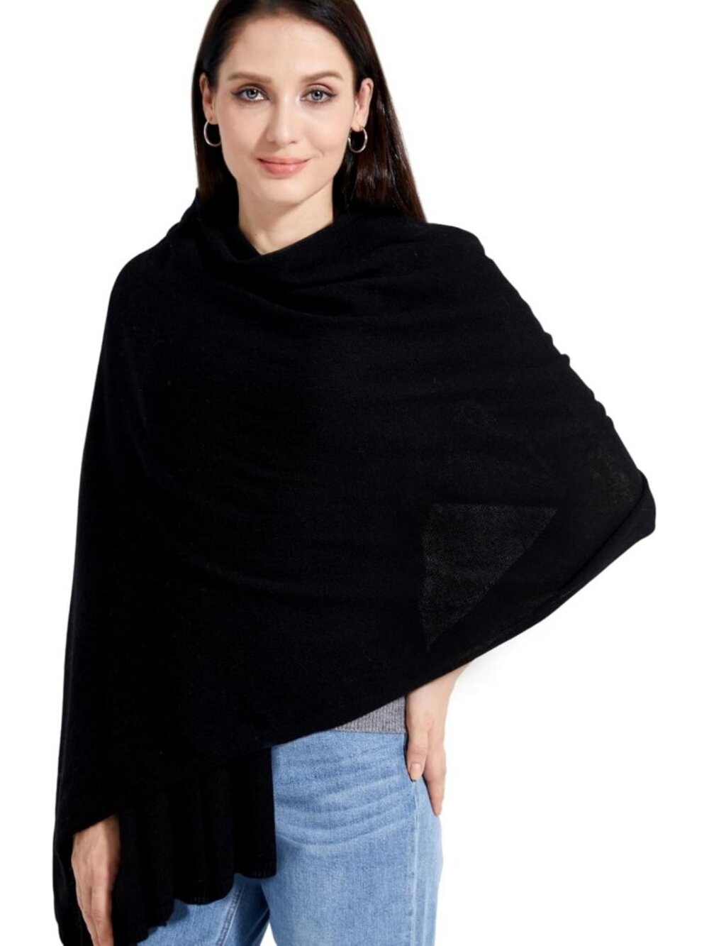 Extra Large Soft Cashmere Blend Wrap Scarf for Women - Chic Travel Stole 87"x28
